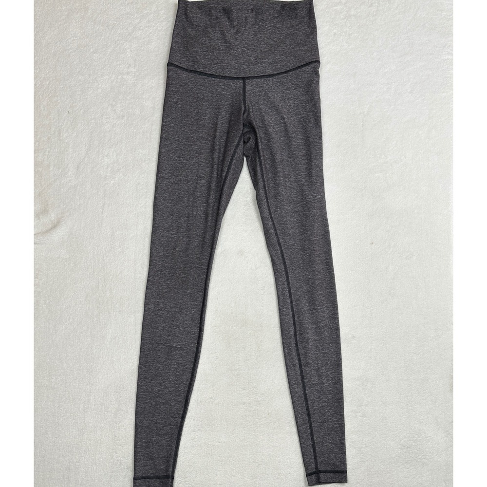 Lululemon Align High-Rise Pant 31 Inseam Heathered Black Space Dye Leggings 596